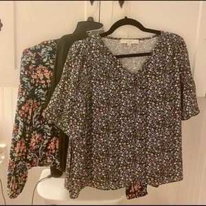 SOLD Lot of 3 LOFT Tops Blouses